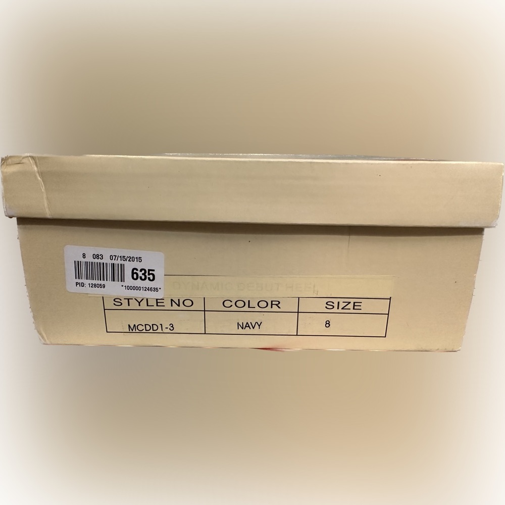 Graham Street shoe company, blue strap shoes.